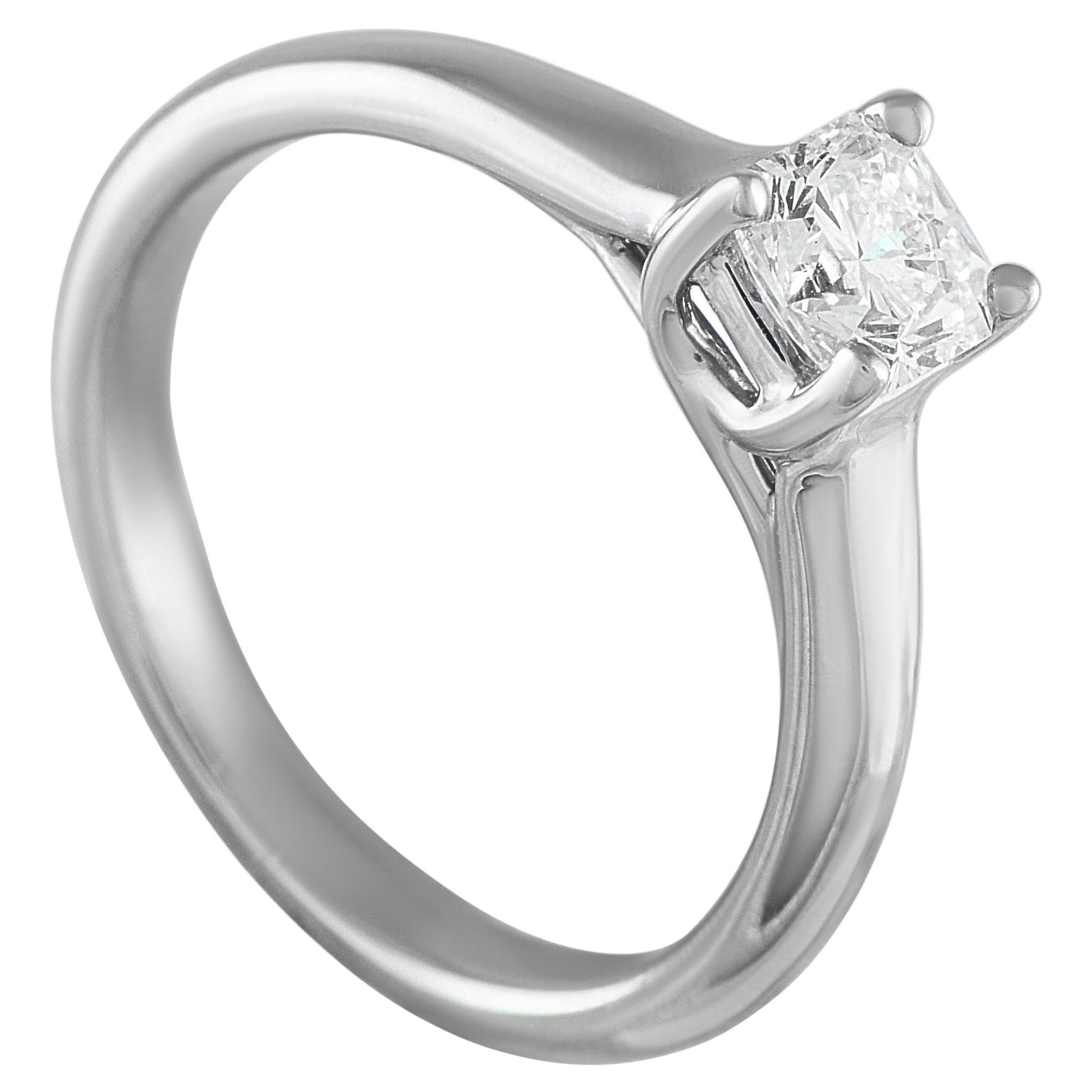 Tiffany 
Co. Platinum 0.49ct Lucida Diamond Solitaire Ring