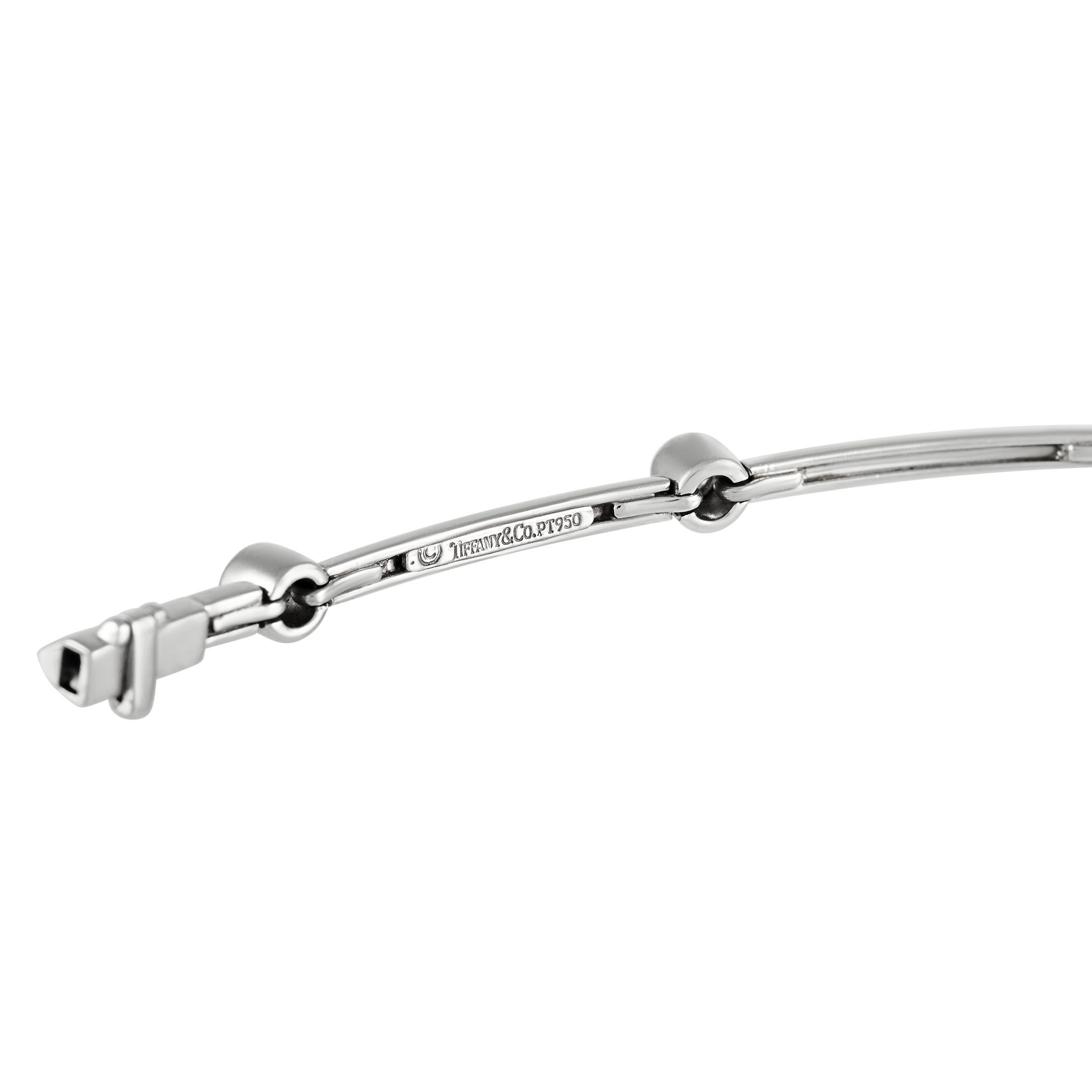 Tiffany & Co. Platinum 0.50 ct Diamond Bracelet In Excellent Condition In Southampton, PA