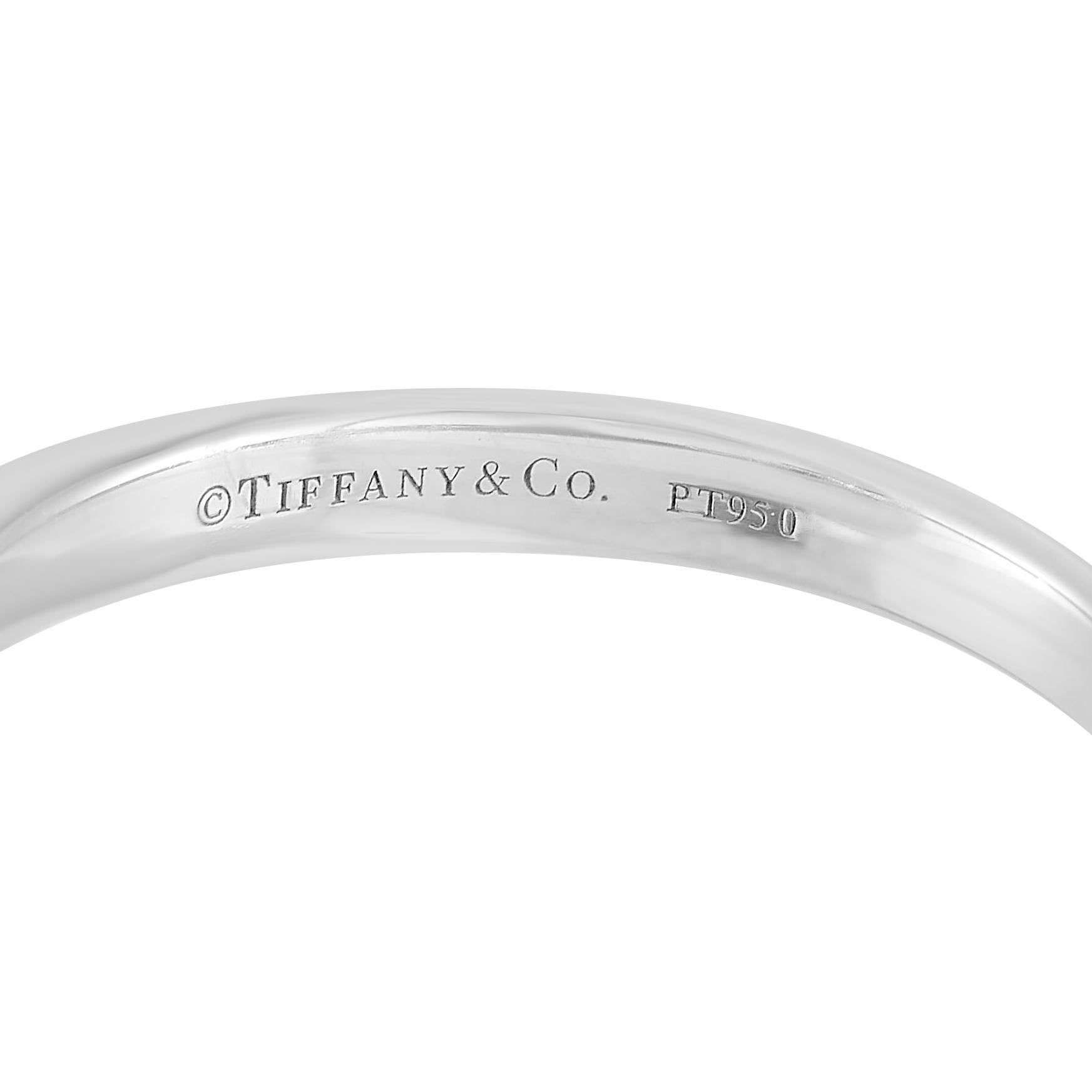 Tiffany & Co. Platinum 0.50 Carat Diamond Cluster Ring 1