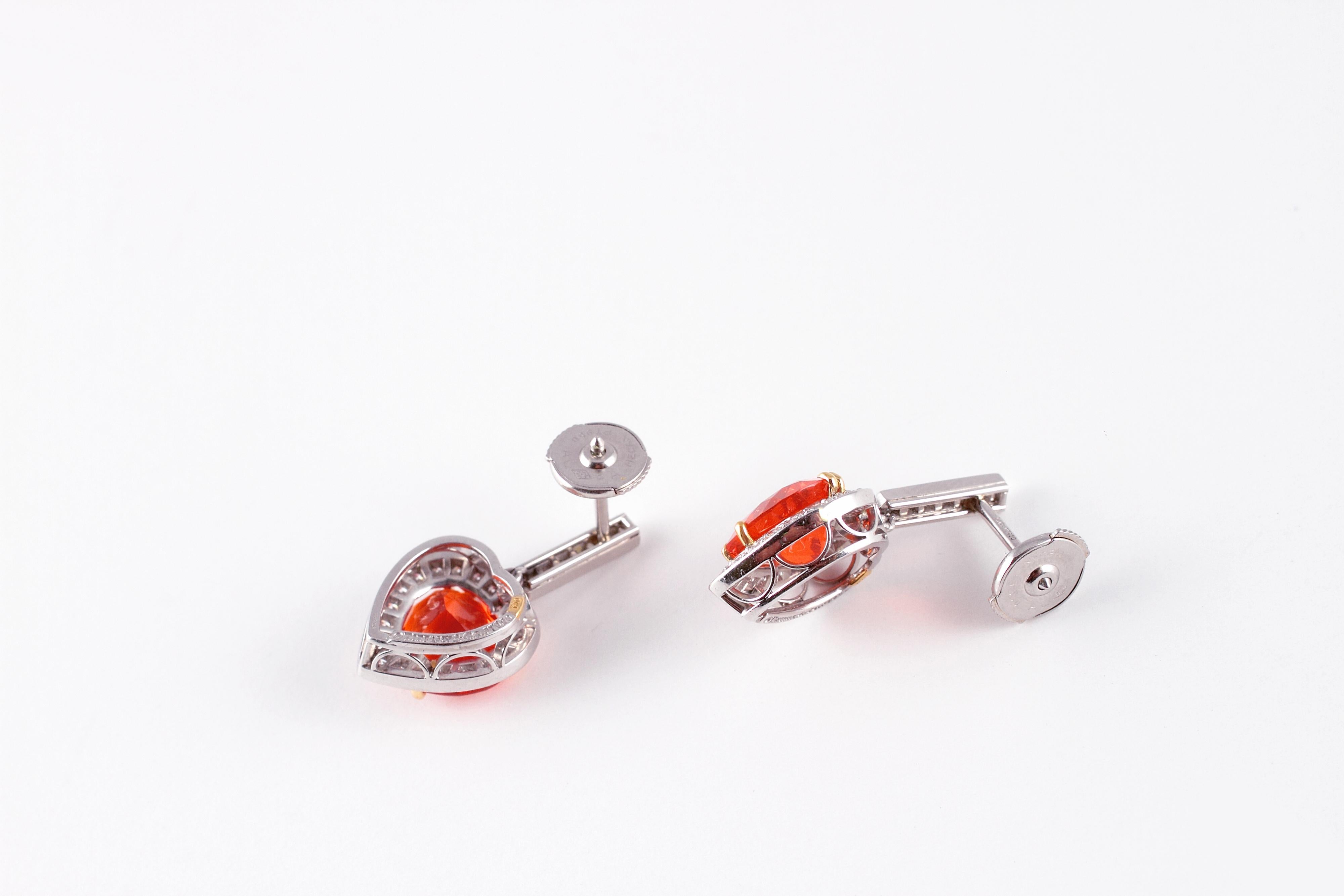 red opal earrings