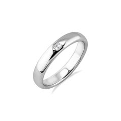 TIFFANY & Co. Platin .05 Karat Diamant 4mm Ehering 8,5