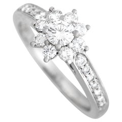 Tiffany & Co. Platinum 0.60 Ct Diamond Cocktail Ring