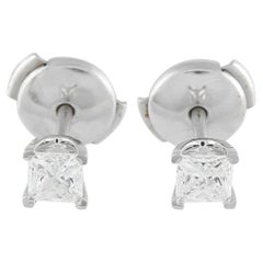 Tiffany & Co. Platinum 0.64ct Diamond Stud Earrings TI16-040726