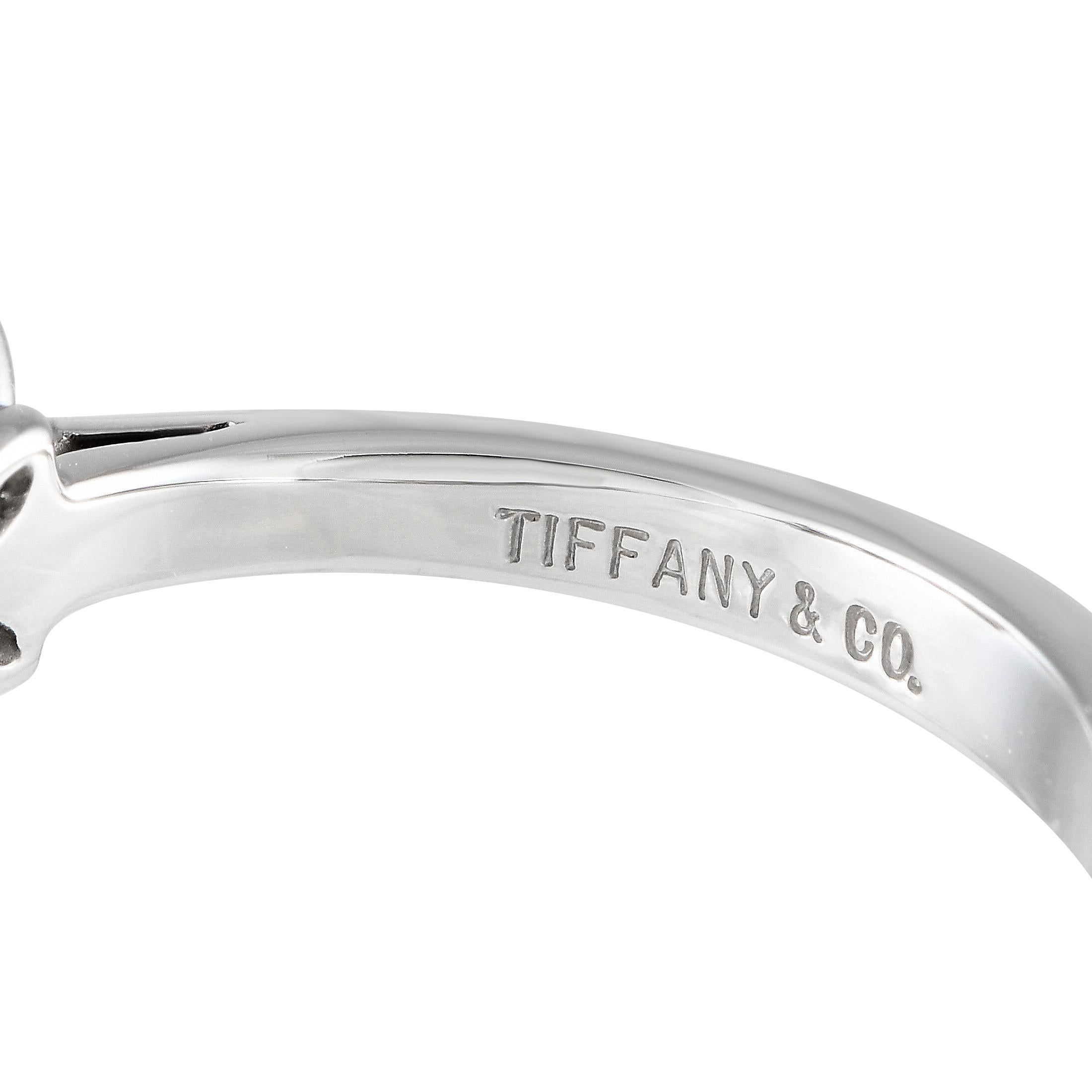 Tiffany & Co. Platinum 0.75ct Diamond Cocktail Ring In Excellent Condition In Southampton, PA