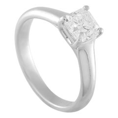 Tiffany & Co. Bague en platine avec diamant Lucida de 0,96 ct TI03-070825