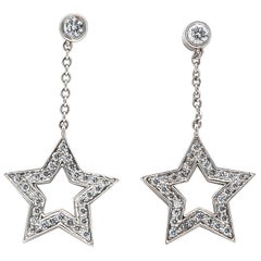 earrings carat tiffany platinum diamond star tdw