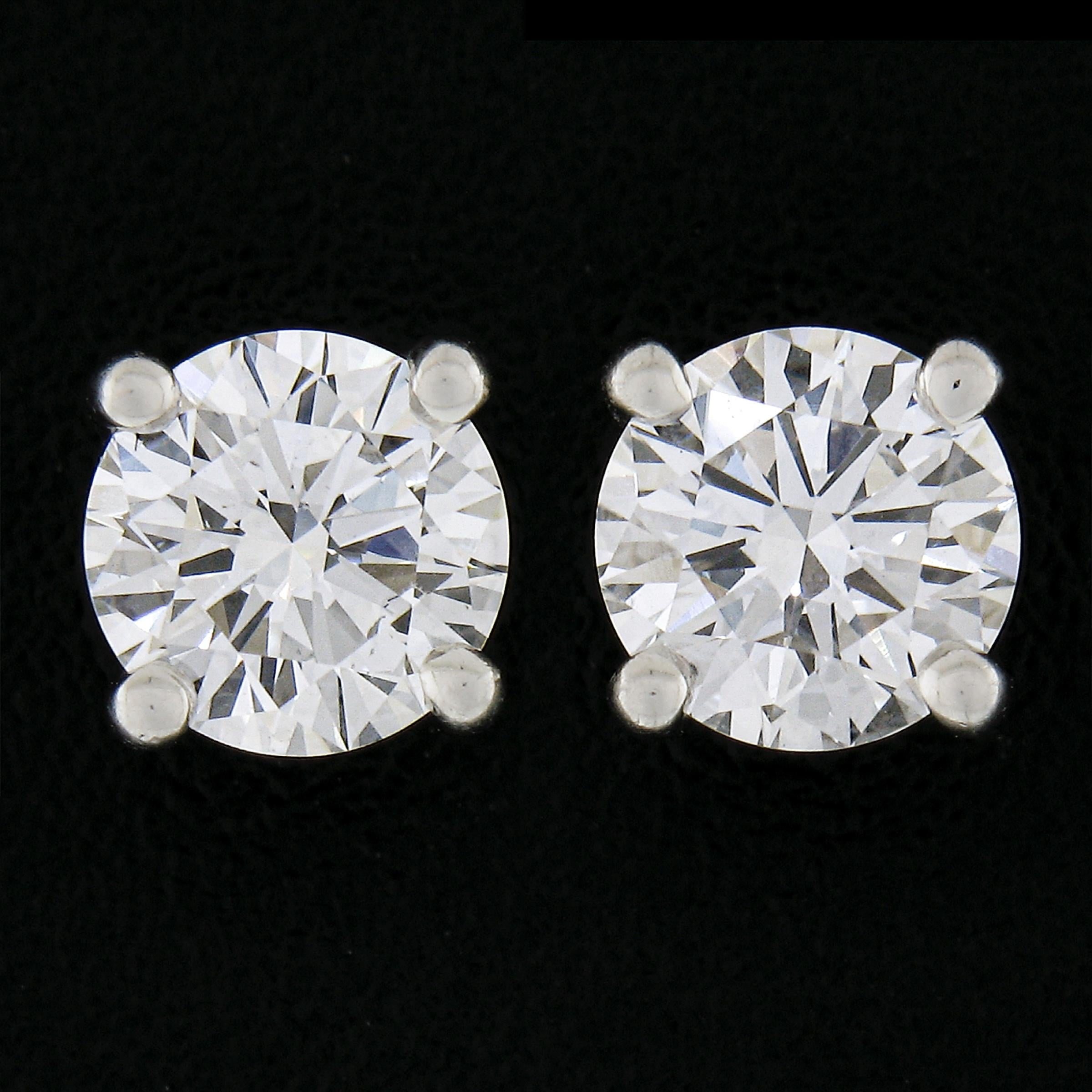 tiffany 1 carat diamond earrings