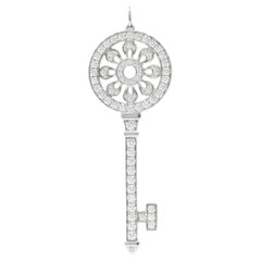 TIFFANY & Co. Colgante Llave Pétalos Platino 1,18ct Diamante 2,25