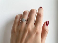 Tiffany & Co. Platinum 1.25 Carat H VS1 Diamond Six-Prong Engagement Ring