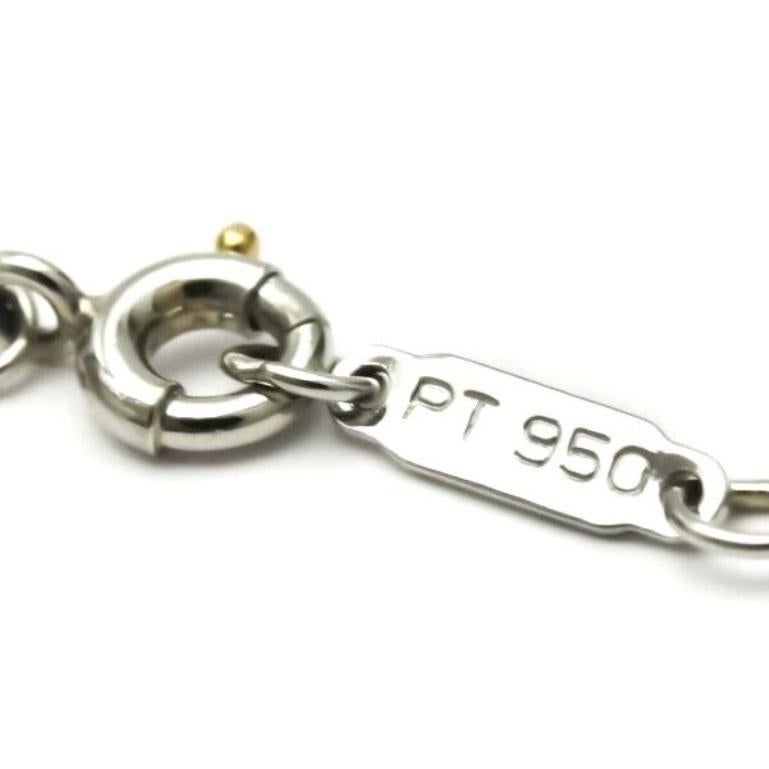 TIFFANY & Co. Collar Colgante Platino .12ct Diamante Solitario en venta 4