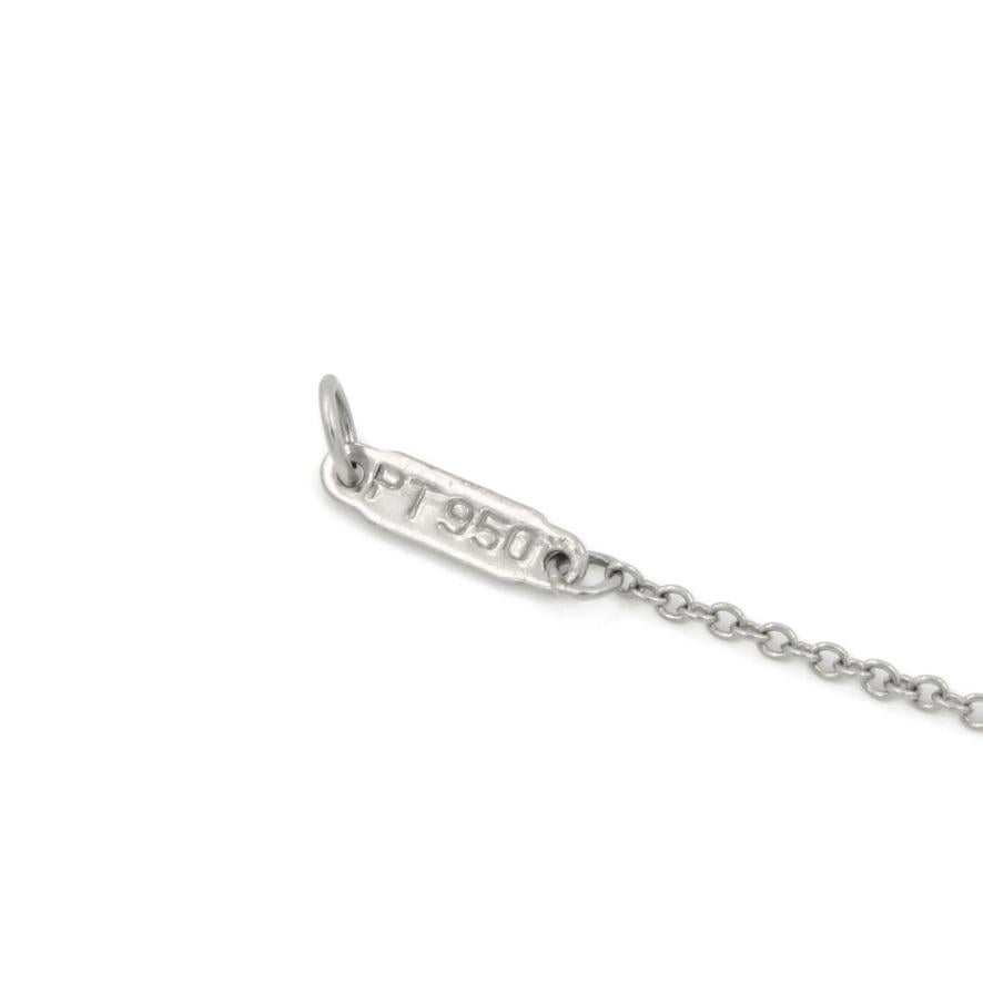TIFFANY & Co. Platin 1,71ct Diamant Kreuz Anhänger Halskette groß 6