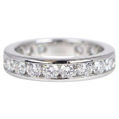 Tiffany 
Co. Alianza de Platino 1,80 Quilates Eternidad F VS1