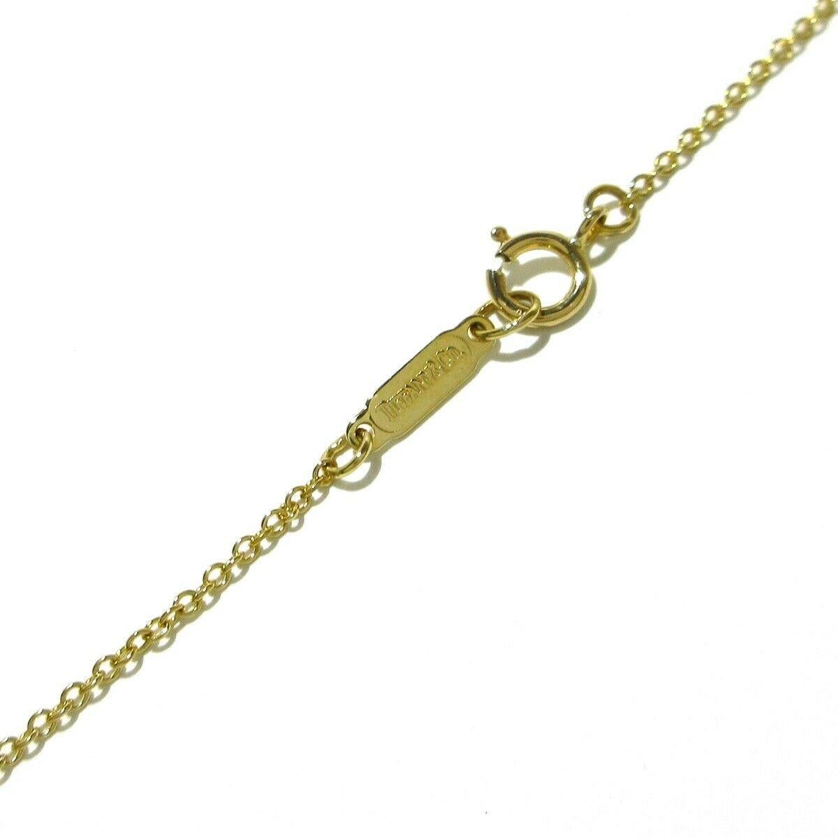 Women's TIFFANY & Co. Platinum 18K Gold Diamond Cruciform Cross Pendant Necklace