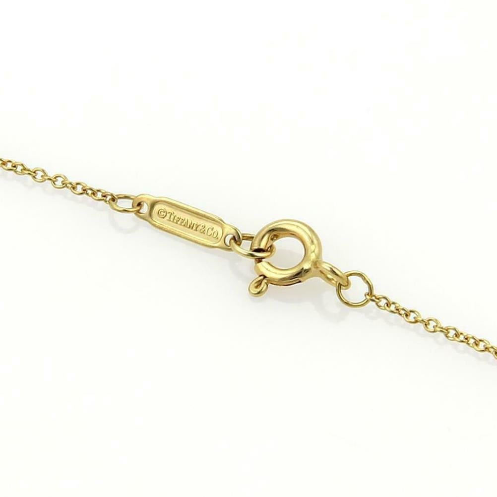  TIFFANY & Co. Collier croix cruciforme en platine, or 18K et diamants Pour femmes 