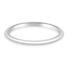 Tiffany & Co. Platinum 1.8mm Knife Edge Band