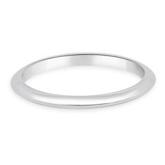 Tiffany & Co. Platinum 1.9mm Knife Edge Band