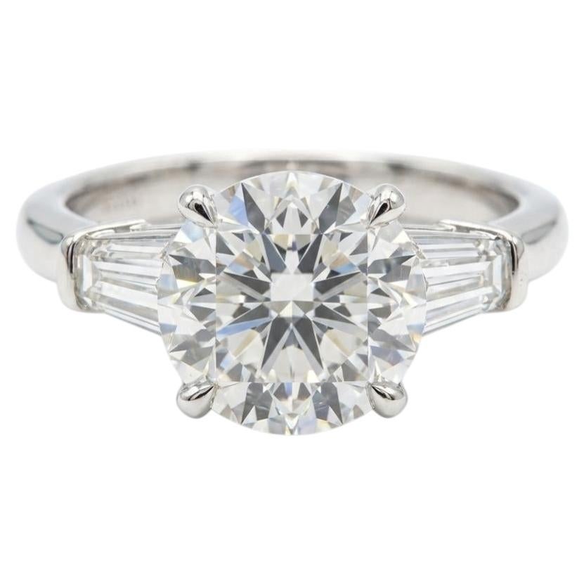 Tiffany & Co Platinum 2.00ct G VS1 Diamond Three-Stone Ring