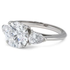 Tiffany & Co. Platinum 2.01 Carat D/VS1 Round Brilliant Cut Diamond Ring