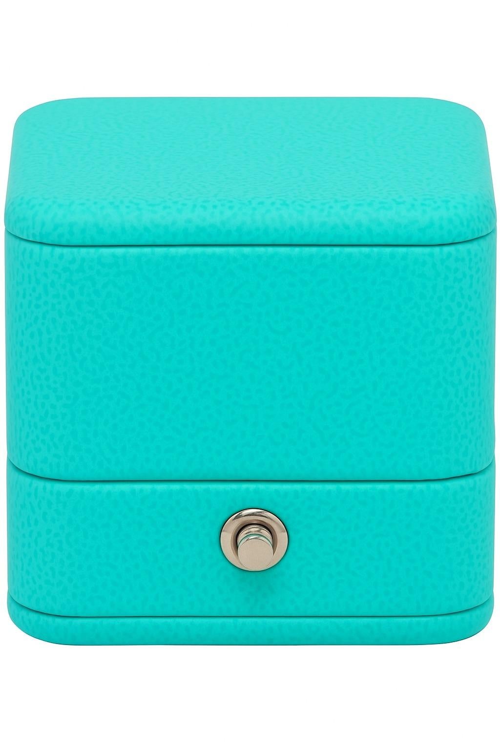 Taglio rotondo Tiffany & Co. Anello in platino con diamante rotondo taglio Brilliante da 2,01 carati D/VS1 in vendita