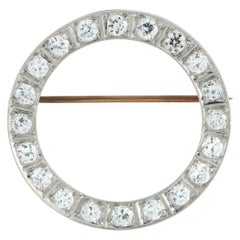 Tiffany & Co. Platinum 2.0ct Diamond Eternity Pin TI18-121525 Tiffany & Co. Platinum 2.0ct Diamond Eternity Pin TI18-121525