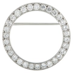 Tiffany 
Co. Platinum 2.0ct Diamond Eternity Pin TI19-121525