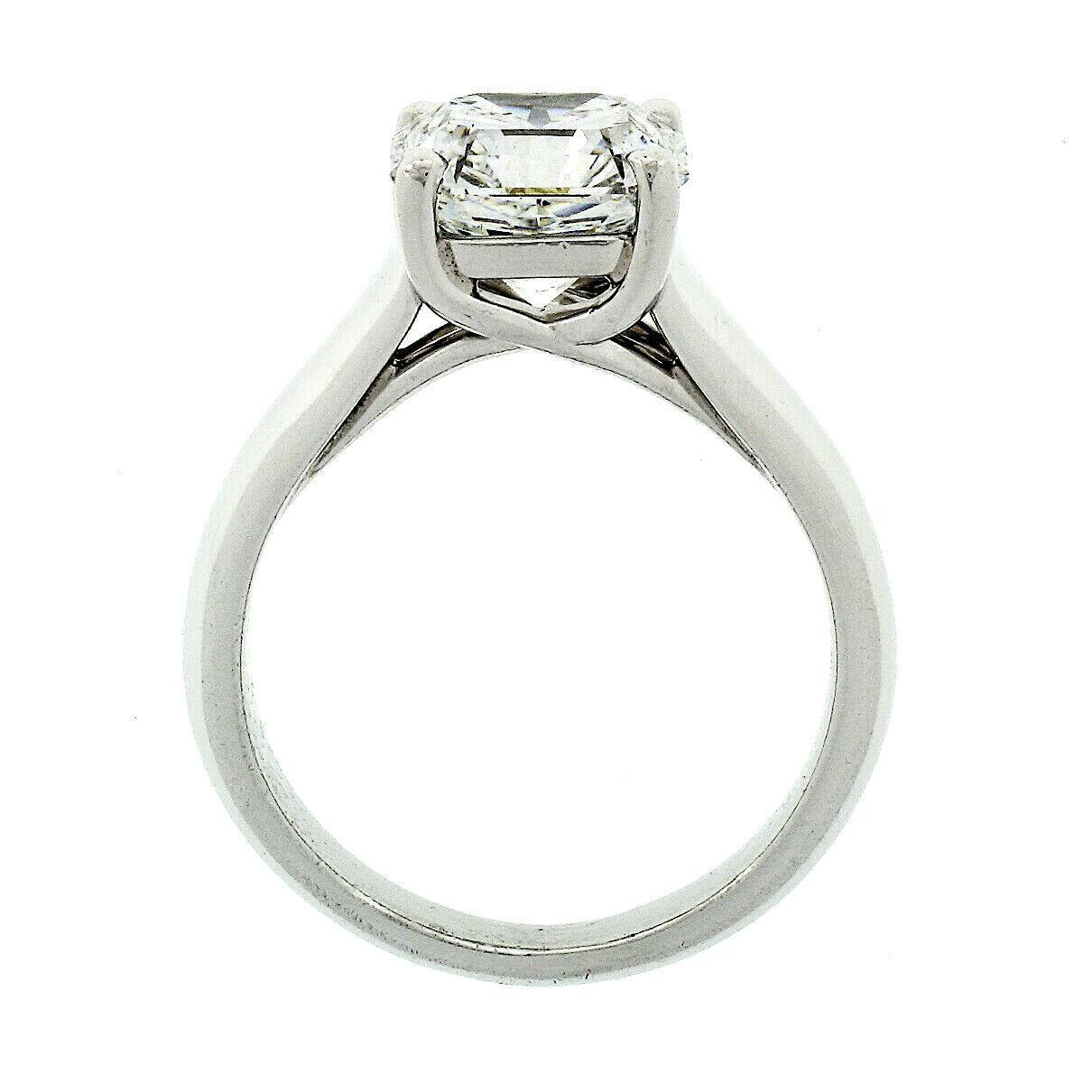 Women's or Men's Tiffany & Co. Platinum 2.34 Carat E VS2 Lucida Diamond Solitaire Engagement Ring