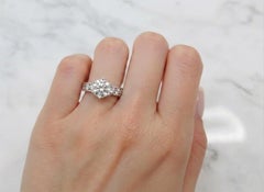 Tiffany & Co Platinum 2.49 Carat Round Diamond Channel Set Engagement Ring F VVS