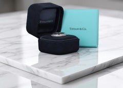 Tiffany & Co Platinum 2.50 Carat Asscher Cut Diamond Eternity Wedding Band Ring