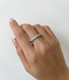 Tiffany & Co. Platinum 2.50 Carat Diamond Cluster Ring