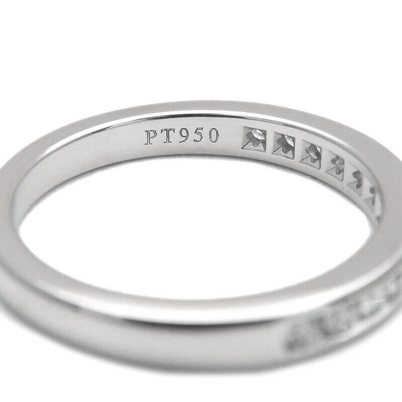 TIFFANY & Co. Alianza de Platino 2,5 mm Medio Círculo Diamante 4 en venta 2