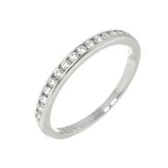 TIFFANY & Co. Platinum 2.5mm Half Circle Diamond Wedding Band Ring 5