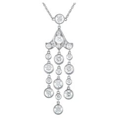 Tiffany & Co. Platinum 2.75ct Diamond Necklace TI01-101723