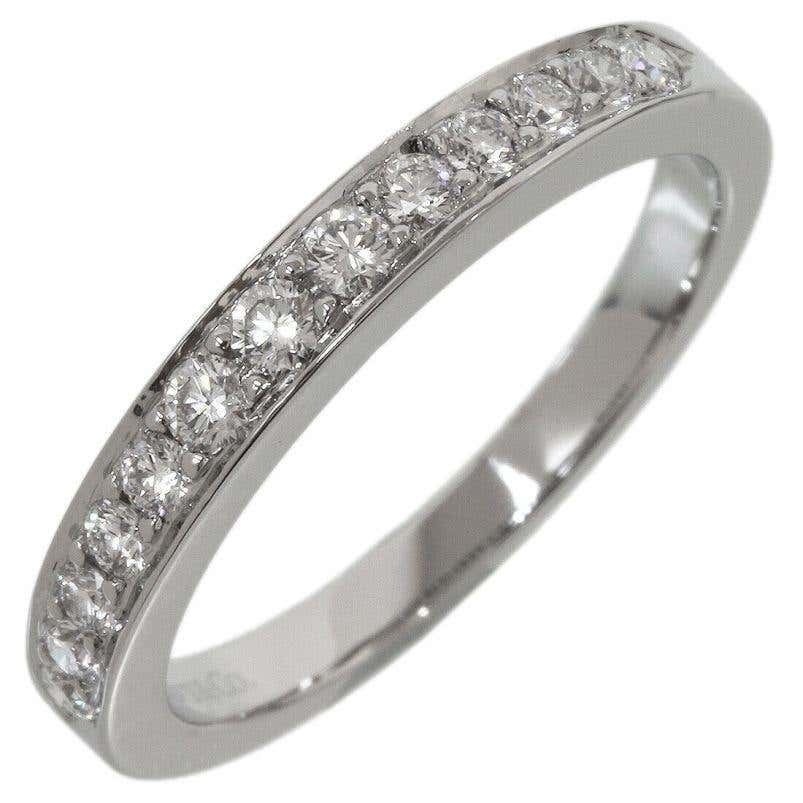 Tiffany and Co. Platinum Bead-Set Diamond Harmony Band Ring For Sale at ...