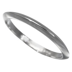 TIFFANY & Co. Anello in platino con bordo a coltello di 2 mm 5