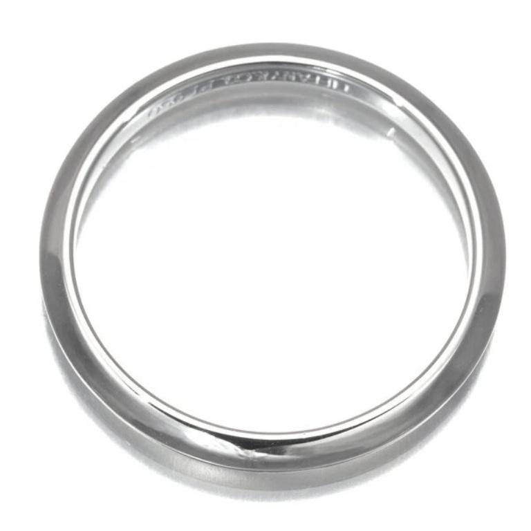 TIFFANY & Co. Anneau de mariage en platine 2mm 5.5 Pour femmes en vente