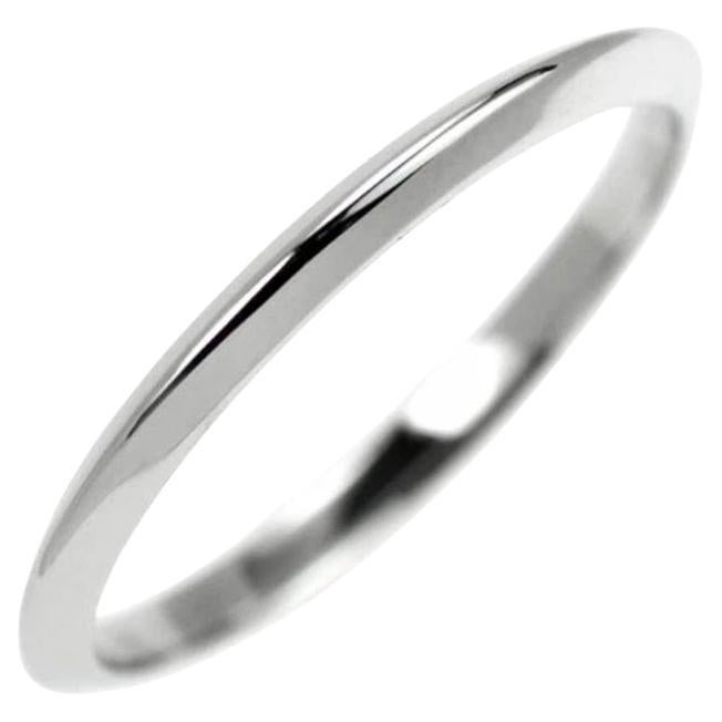 TIFFANY & Co. Platin 2mm Messerkante Ehering 5,5