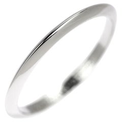 TIFFANY & Co. Anillo de boda de platino de 2 mm con filo de cuchillo 7