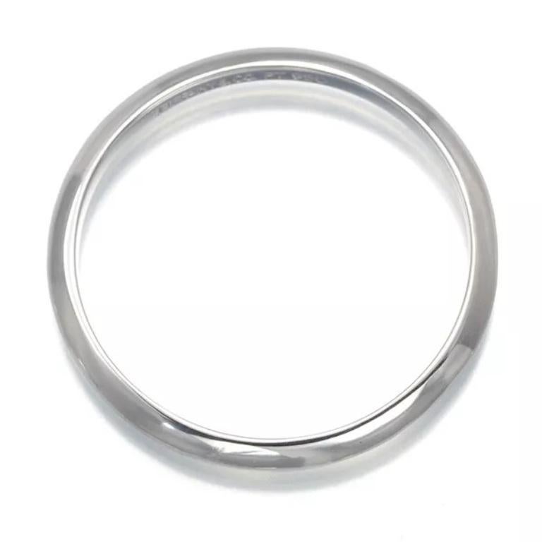 Donna TIFFANY & Co. Anello in platino con bordo a coltello da 2 mm 9 in vendita