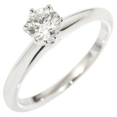 TIFFANY & Co. Bague de fiançailles en platine avec un diamant de 0,35ct 4