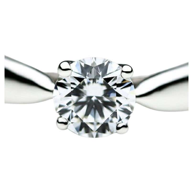 Tiffany and Co Platinum 37 Carat Diamond Engagement Ring 5 5 with Tiffany and Co Platinum 37 Carat Diamond Engagement Ring 5 5 with