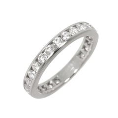 TIFFANY & Co. Platinum 3mm Full Circle Diamond Wedding Band Ring 5
