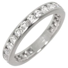 TIFFANY & Co. Anello di platino da 3 mm con diamante a cerchio intero 5