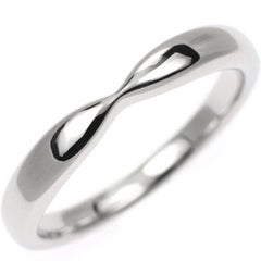 TIFFANY & Co. Platinum 3mm Harmony Wedding Band Ring 4.5