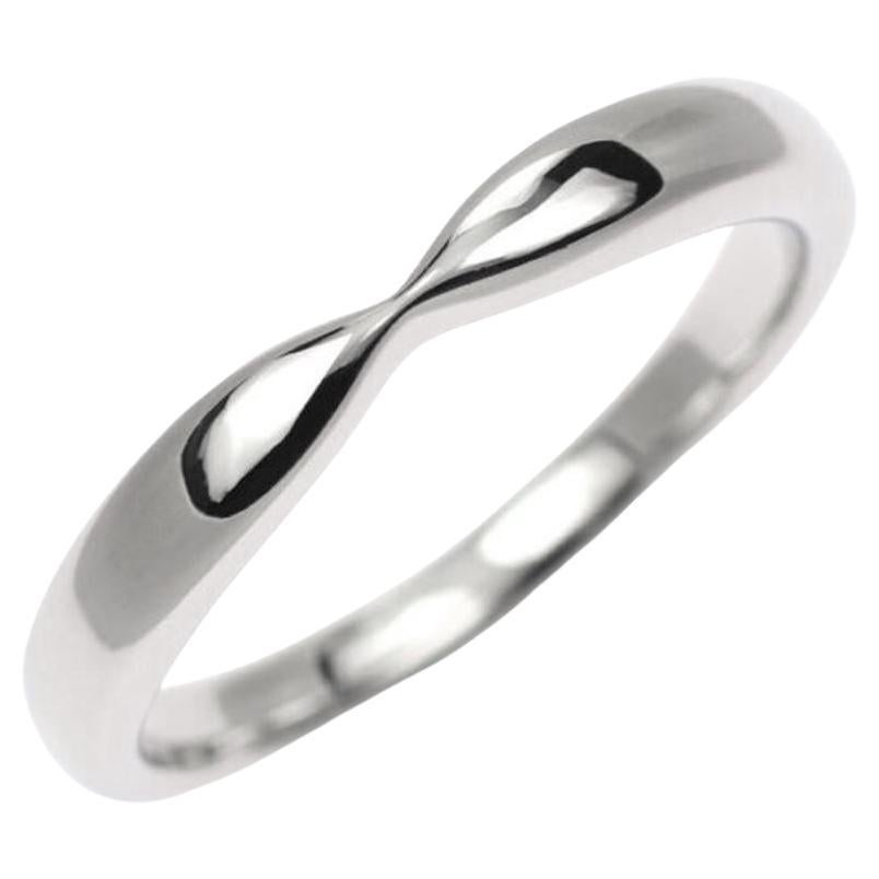 TIFFANY & Co. Anneau de mariage Harmony 3mm en platine 4.5