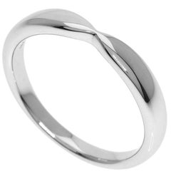TIFFANY & Co. Platinum 3mm Harmony Wedding Band Ring 5