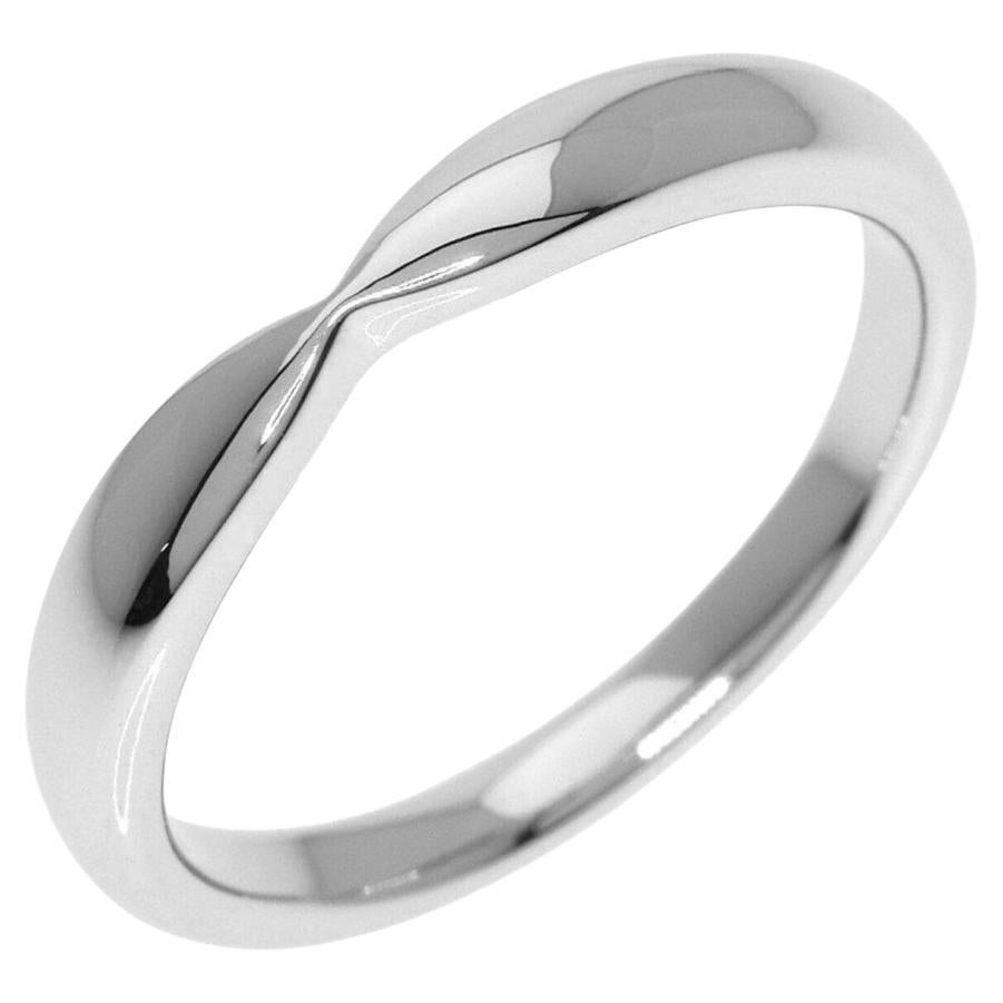 TIFFANY & Co. Platinum 3mm Harmony Wedding Band Ring 5 For Sale