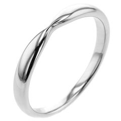 TIFFANY & Co. Platinum 3mm Harmony Wedding Band Ring 7.5