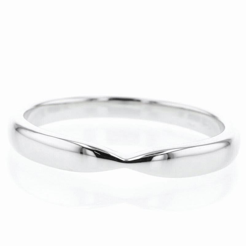 TIFFANY & Co. Anello Harmony in platino da 3 mm 8.5 In condizioni Nuovo in vendita a Los Angeles, CA