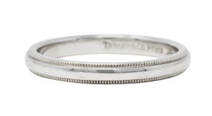 Tiffany & Co. Platinum Men's Wedding Band Ring