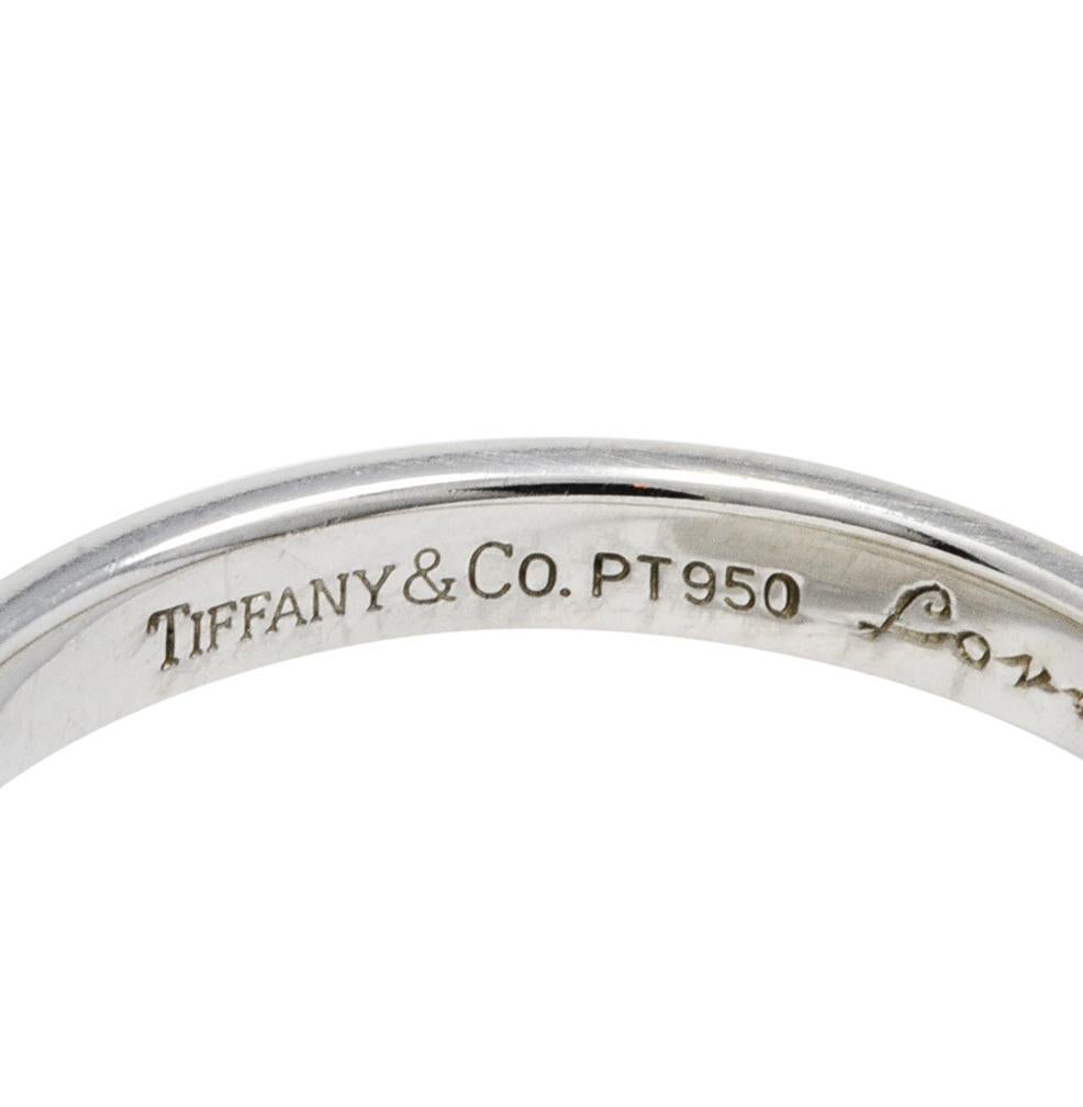 Contemporary Tiffany & Co. Platinum Men's Wedding Band Ring
